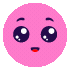 Cutepinkemoji emote for Discord