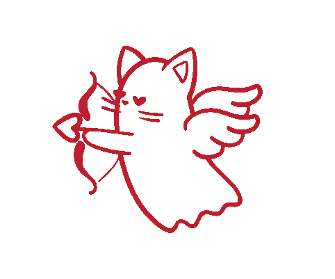 GhostCatHeart emote for Discord