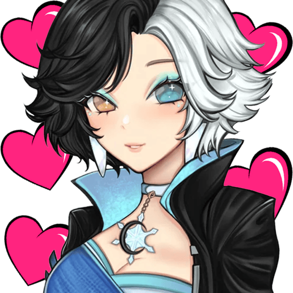 LunaSnowHearts emote for Discord