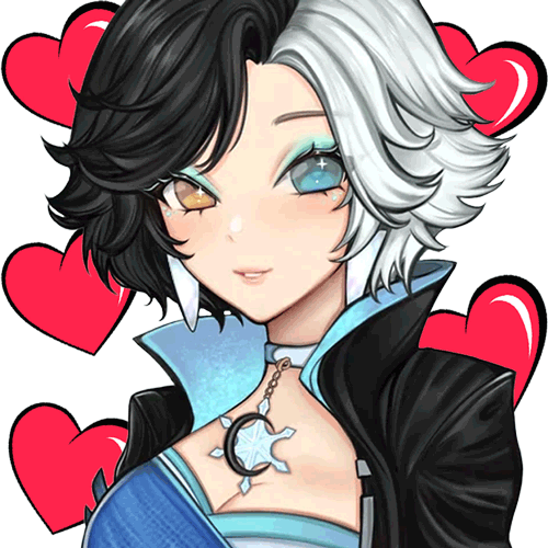 LunaSnowHearts emote for Discord