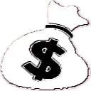 cashbagwhite emote for Discord