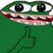 pepethumbsup emote for Discord