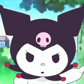 KuromiExcited emote for Discord