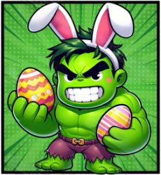 Hulk_Easter emote for Discord