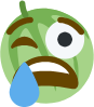 SadTraumatizedMelon emote for Discord