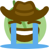 CowboyMelon_Crying emote for Discord