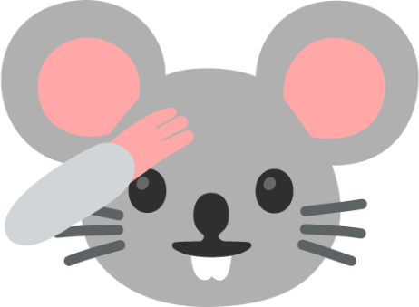 Mouse_Salute emote for Discord