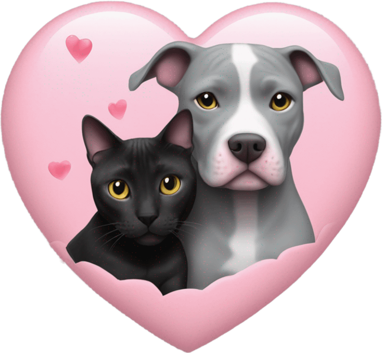 Catdogheart emote for Discord
