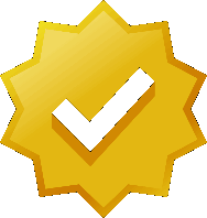 GoldenVerified emote for Discord