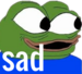 pepesad emote for Discord