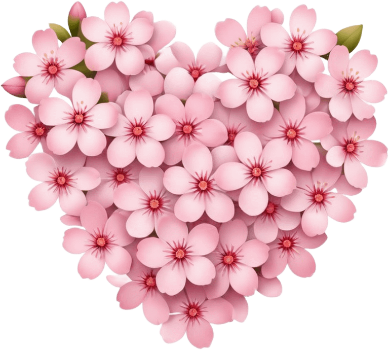 Pinkflowerheart emote for Discord
