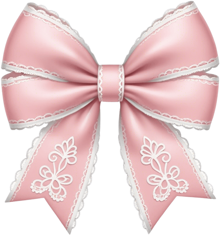Pinkwhitebow emote for Discord