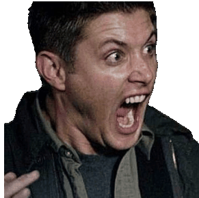 dean_scream emote for Discord