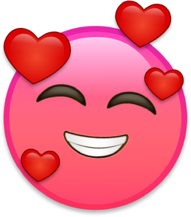 Pinkhappygirlemoji emote for Discord