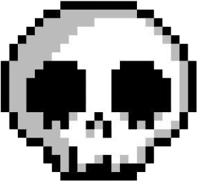 pixelart_skull emote for Discord
