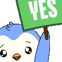 Pengu_yes_sign emote for Discord