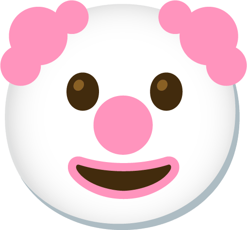 Pinkclown emote for Discord
