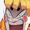 zenitsuyelling emote for Discord