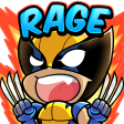 WolverineRage emote for Discord