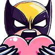 WolverineHeart emote for Discord
