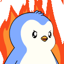PenguEvilFire emote for Discord