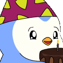 PenguBirthday emote for Discord
