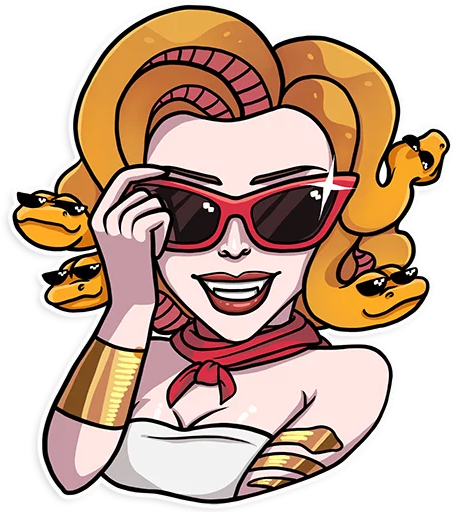 medusa_summer emote for Discord
