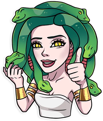 medusa_thumbs_up emote for Discord