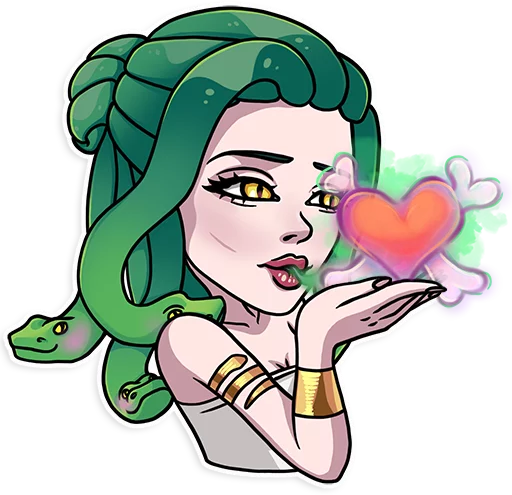 medusa_heart emote for Discord