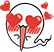 ghosthearteyes emote for Discord