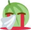 melon_gushing_watermelon_juice emote for Discord