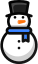 snowman emote for Discord