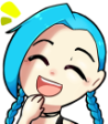 JinxLaugh emote for Discord