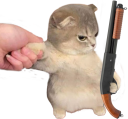 kittershotgun emote for Discord
