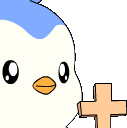 Pengu_Jesus emote for Discord