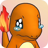 Charmander_Tearful emote for Discord
