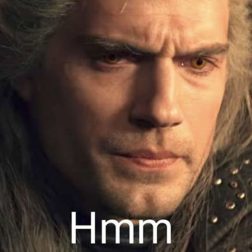 Geralt_hmm emote for Discord