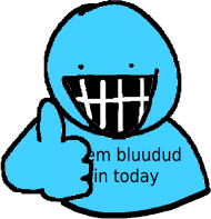 BluududThumbsUp emote for Discord