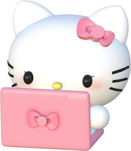 hello_kitty_computer emote for Discord