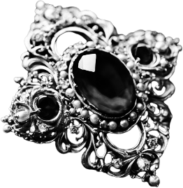 goth_bloodbrooch emote for Discord
