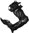 goth_bloodyfinger emote for Discord