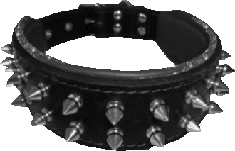 goth_spikedcollar emote for Discord