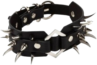 goth_spikechoker emote for Discord