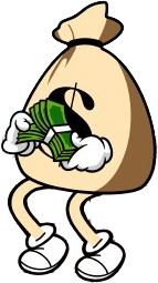 MoneyBagHustler emote for Discord