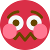 flushed_blushing emote for Discord