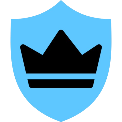 Staff_LightblueCrown emote for Discord