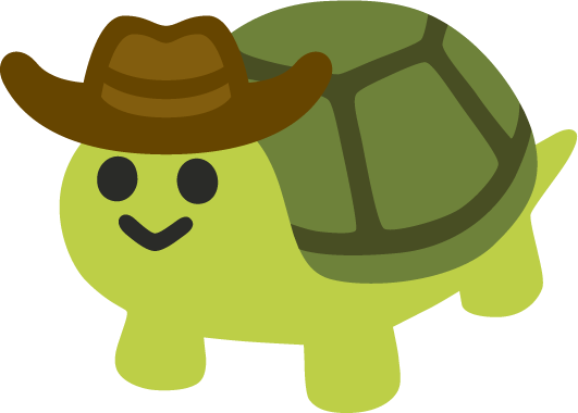 turtle_cowboy1 emote for Discord