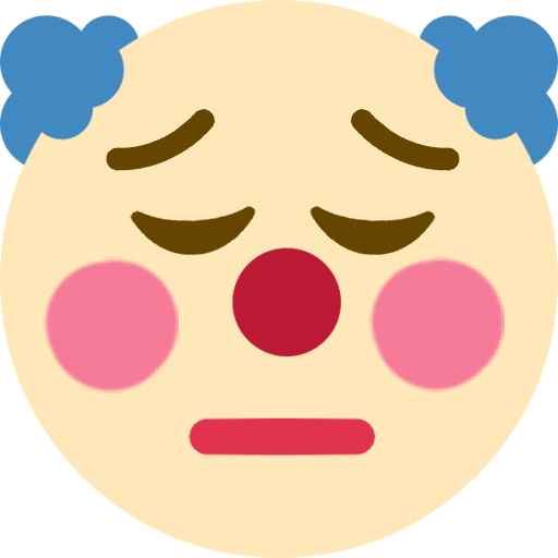 Pensive_Clown emote for Discord