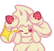 AlcremieWink emote for Discord