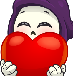 GrimHeart emote for Discord